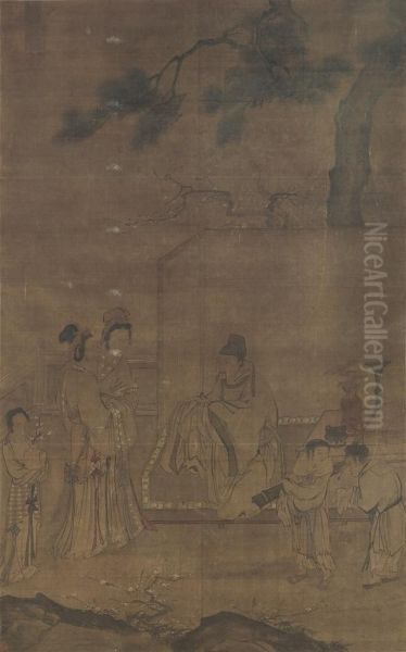 Meeting In The Plum Garden - view 1