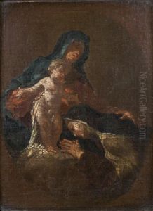 La Vierge A L'enfant Apparaissant A Sainte Therese D'avila