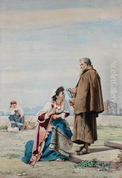 Encounter On The Appian Way - view 1
