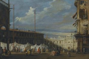 Venice, The Piazza San Marco Looking Towards San Geminiano by Francesco Guardi