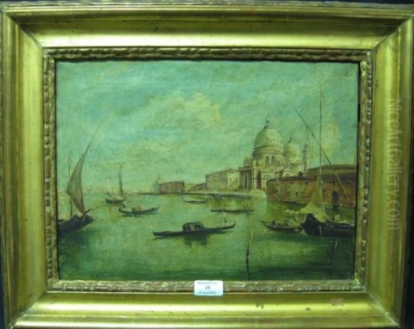 Vue Du Grand Canal Et De La Salute A Venise - view 1