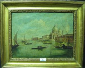 Vue Du Grand Canal Et De La Salute A Venise by Francesco Guardi