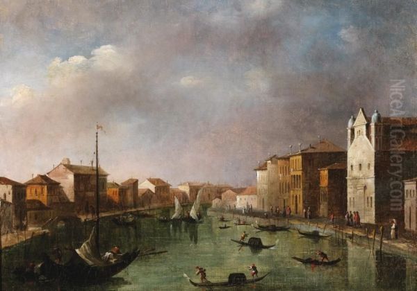 Vue Du Grand Canal La Nuit - view 1