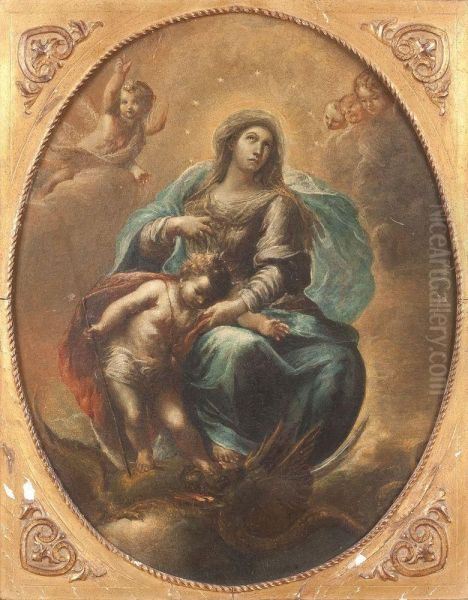 Maria Mit Dem Kinde Und Engeln - view 1