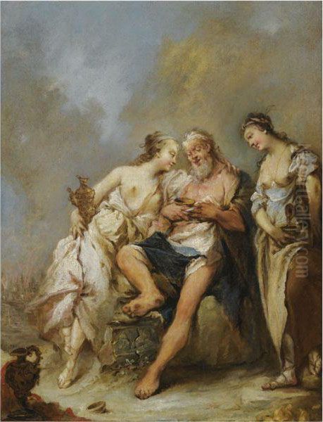 Lot And His Daughters - view 1