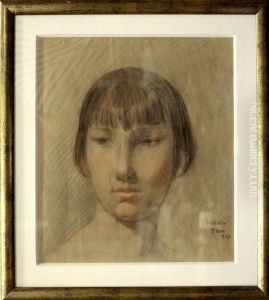 Retrato De Muchacha by Josep Jordi Guardiola Bonet