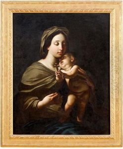 Vergine Con Bambino by Francesco Guarino