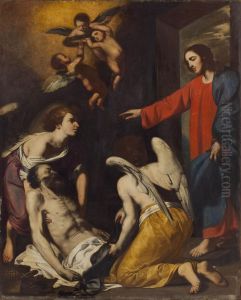 Transito Di San Giuseppe by Francesco Guarino
