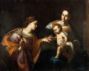 Mariage Mystique De Sainte Catherine by Francesco Guarino