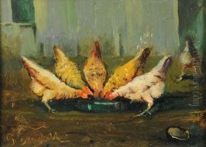 Galline by Giovanni Guarlotti
