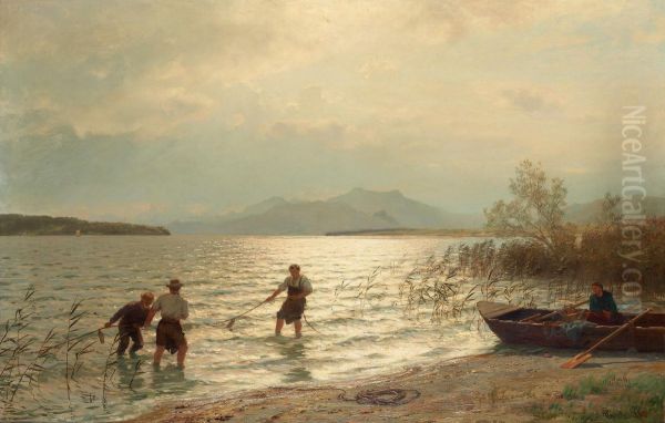 Fishing By The Shore - view 1