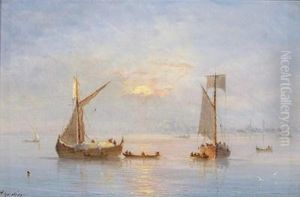 View Of Constantinople by Herminie Gudin