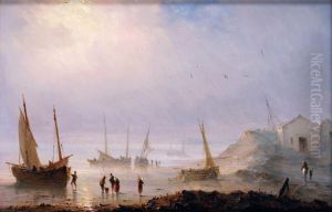 Le Retour Des Pecheurs by Herminie Gudin