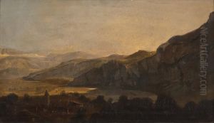 Kirche Vor Gebirgslandschaft Kirche Vor Gebirgslandschaft