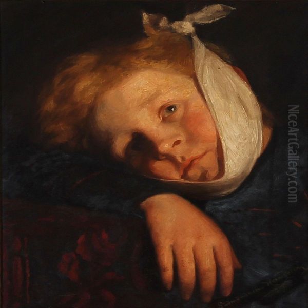 A Boy With Toothache - view 1