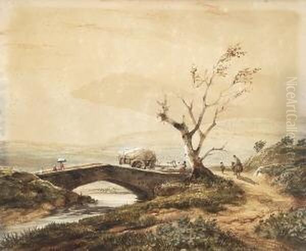 Landschaft Mit Steinbrucke. - view 1