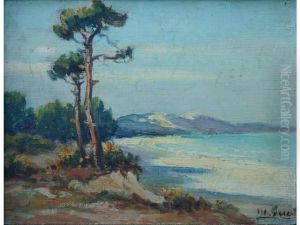 Bord De Plage. by Louis Marius Gueit