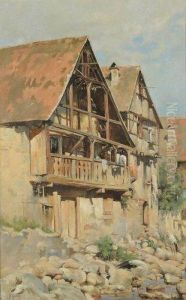 Cigognes En Alsace