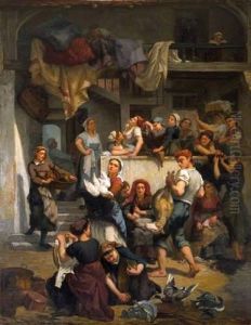 Les Apprets De La Noce by Amedee Guerard