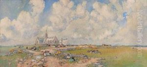 Pardon De Notre Dame De Penhors by Ernest Guerin