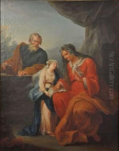 L'education De La Vierge by Francois Guerin