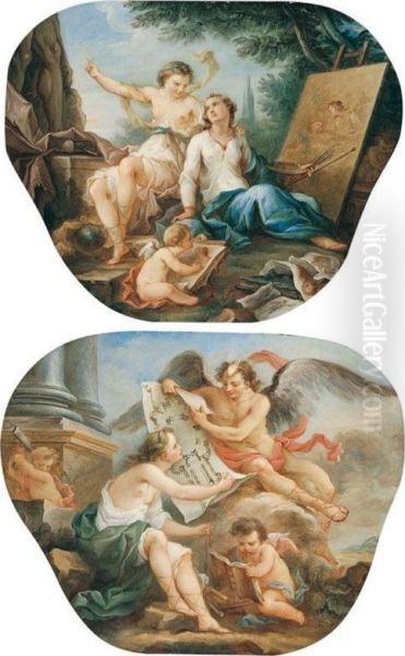 Allegories Of Painting And Architecture - view 1