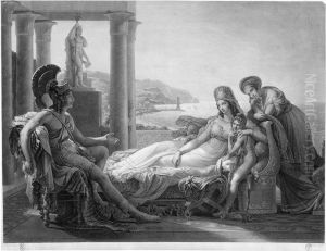 Aeneas Berichtet Dido Vom Untergang Trojas by Baron Pierre-Narcisse Guerin