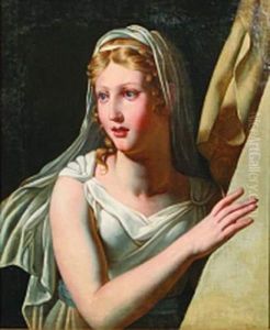 Portrait De Jeune Vestale by Baron Pierre-Narcisse Guerin