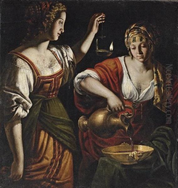 Artemesia Mixing The Ashes Of Mausalos With Wine - view 1