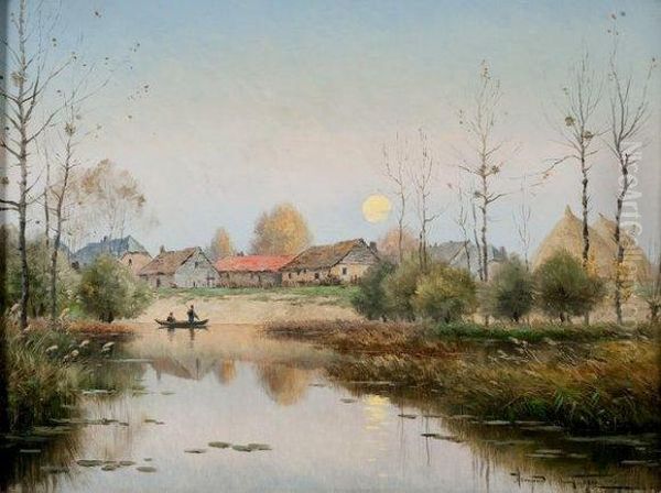 Promenade En Barque by Armand Guery