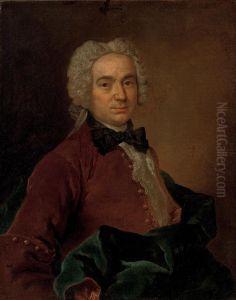 Portrait Of A Gentleman by Charles-Etienne Gueslain