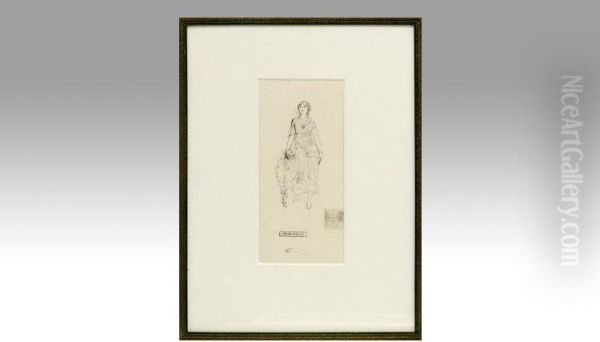 Young Woman With A Goat - view 1