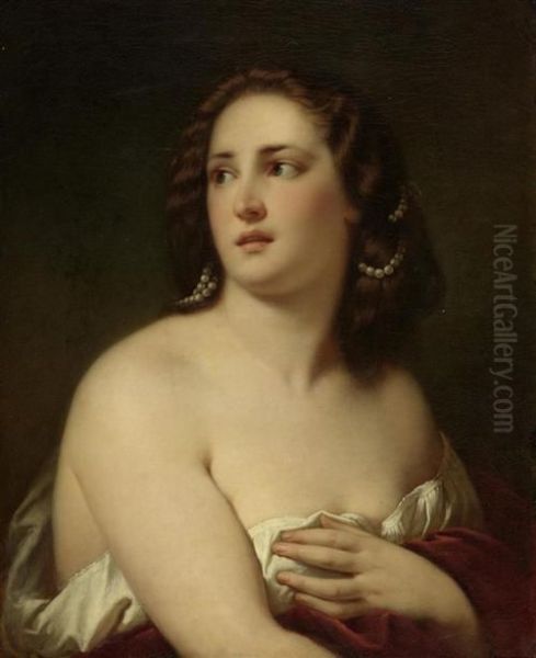 Bildnis Einer Jungen Dame. 1862. - view 1