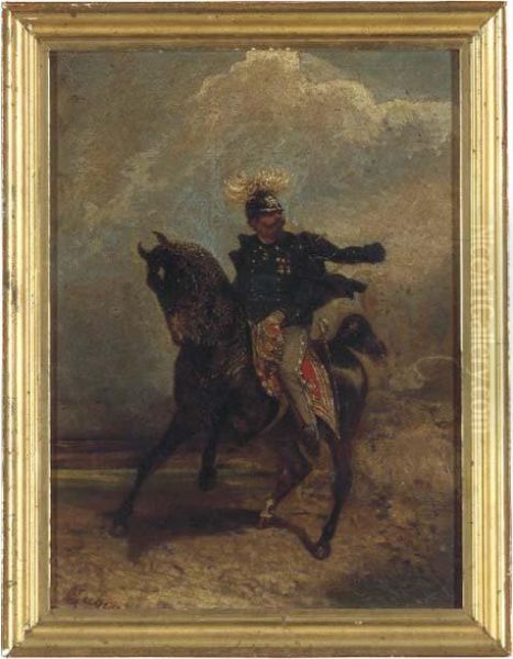 Vittorio Emanuele Ii, King Of Sardinia And Later King Of Italy(1820-1878) On Horseback - view 1