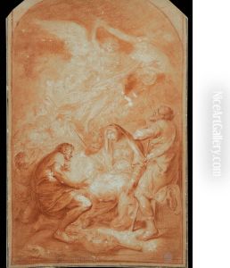 Adorazione Dei Pastori by Domenico Guidobono