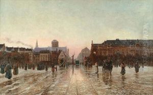 View Of A City, Believed To Be Dunkirk