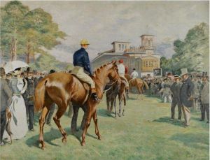 Avant Le Depart by Alexandre-Gaston Guignard