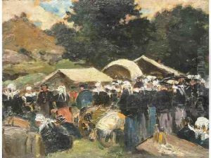 Marche A Bonne Nouvelle,pays De Fouesnant by Alexandre-Gaston Guignard