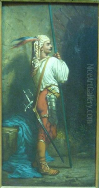 Portrait D'un Soldat En Pieds - view 1