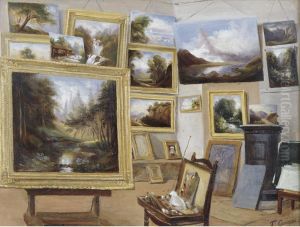L'atelier Du Peintre Charles Guigon by Guigon Fanny