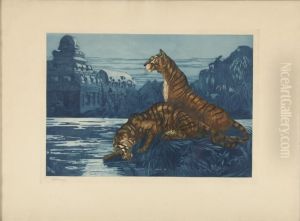 Tigre Pres Du Temple