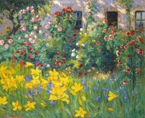 Jardin Au Printemps by Narcisse Guilbert
