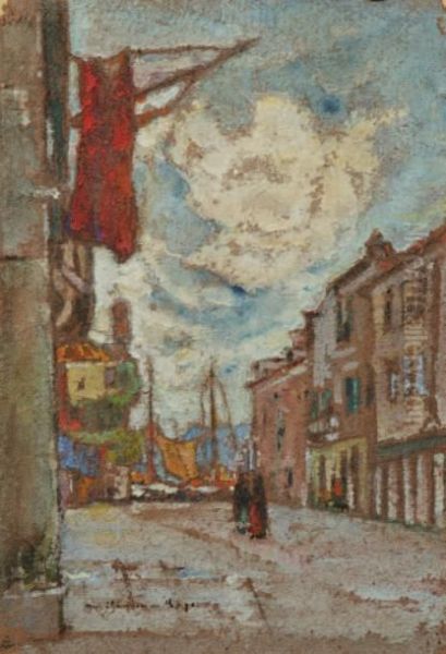 La Rue Animee A Venise - view 1