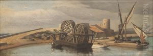 Paysage En Egypte by Gustave Achille Guillaumet