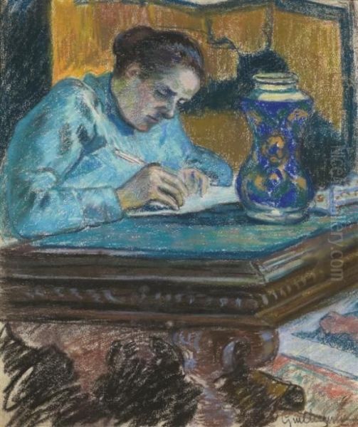 Madame Guillaumin Ecrivant - view 1