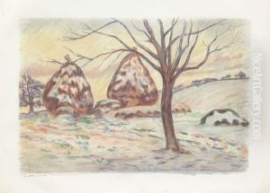 Paysage Aux Meules by Armand, Fils Guillaumin