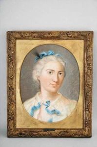 Portrait De Mllele Fort by Jean-Francois Guillebaud