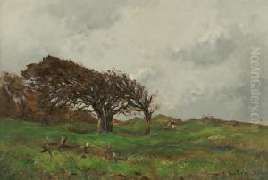 Paysage Dans La Campagne by Jean Baptiste Antoine Guillemet
