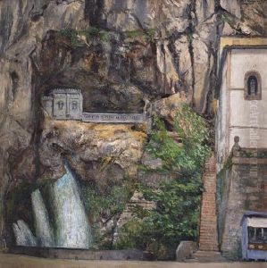 Cueva De Covadonga (espana) by Francisco Romano Guillemin