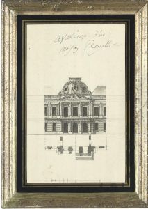 Design For The Facade Of A Royal Palace by Louis Nicolas Victor Guillemin